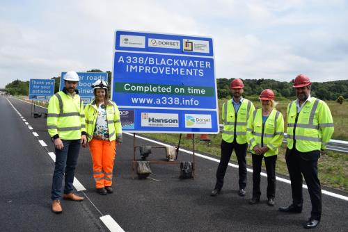 A338/Blackwater Junction Reopens