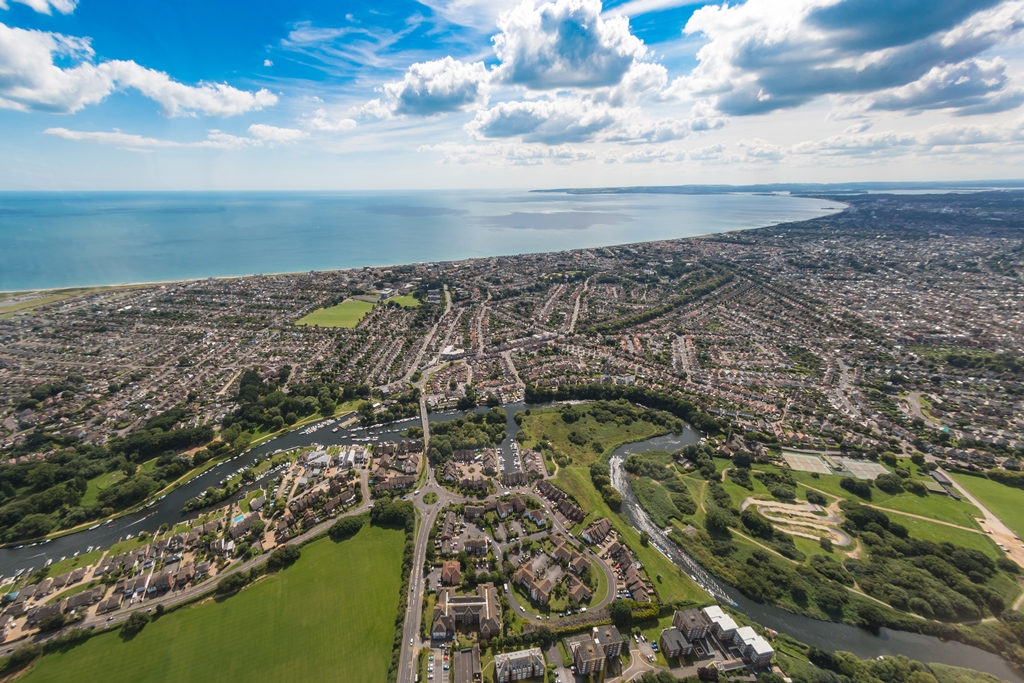 Bournemouth aerial image