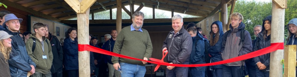 Discovery Den ribbon cutting