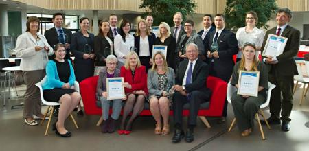 Schools and businesses commended for employability support