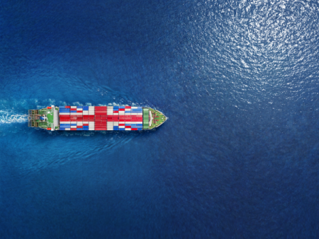 Ship on water