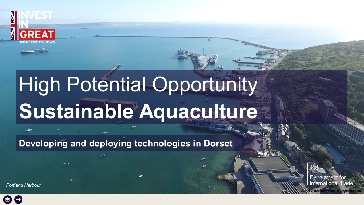 Sustainable Aquaculture Inward Investment Opportunity