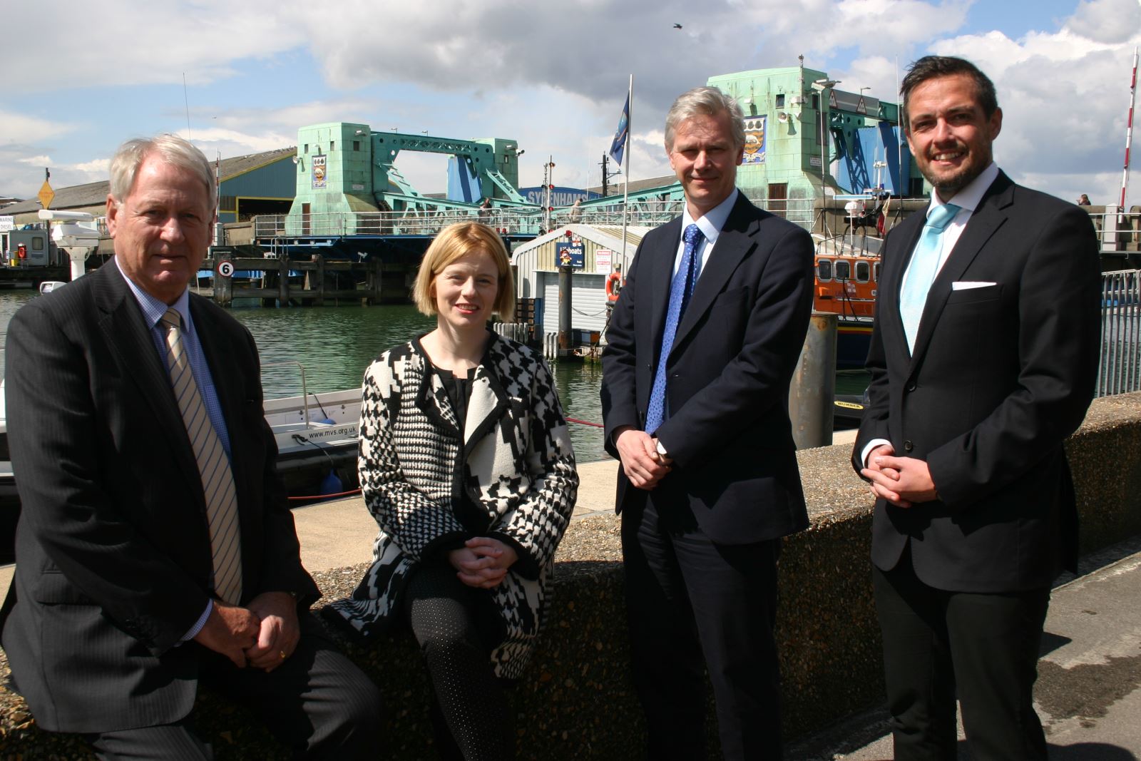 Port of Poole image, featuring Lorna Carver