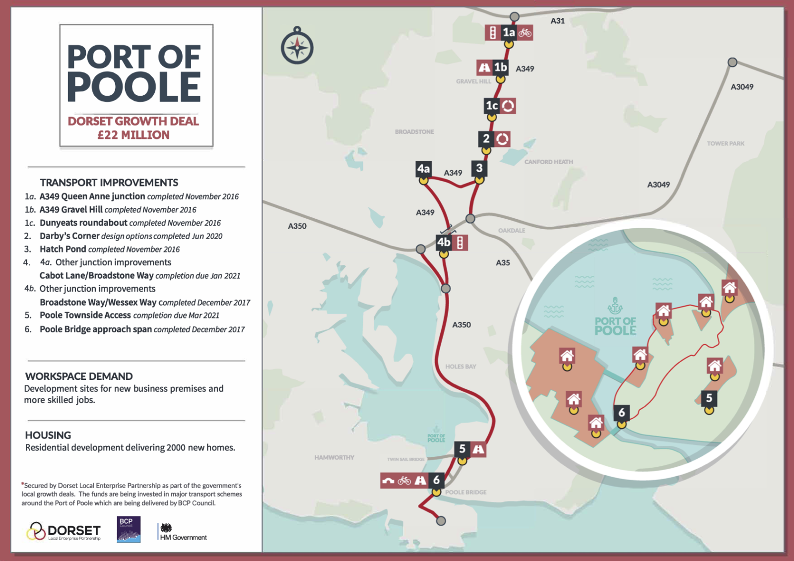 Port of Poole Map